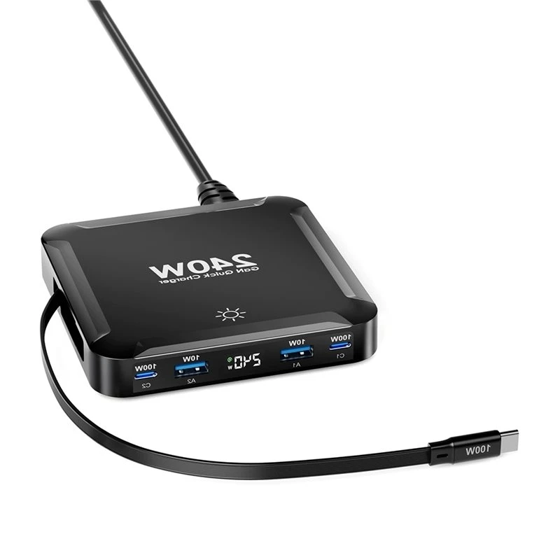 caricatore-abki-240w-gan-con-display-digitale-cavo-usb-c-retrattile-da-100w-spina-eu