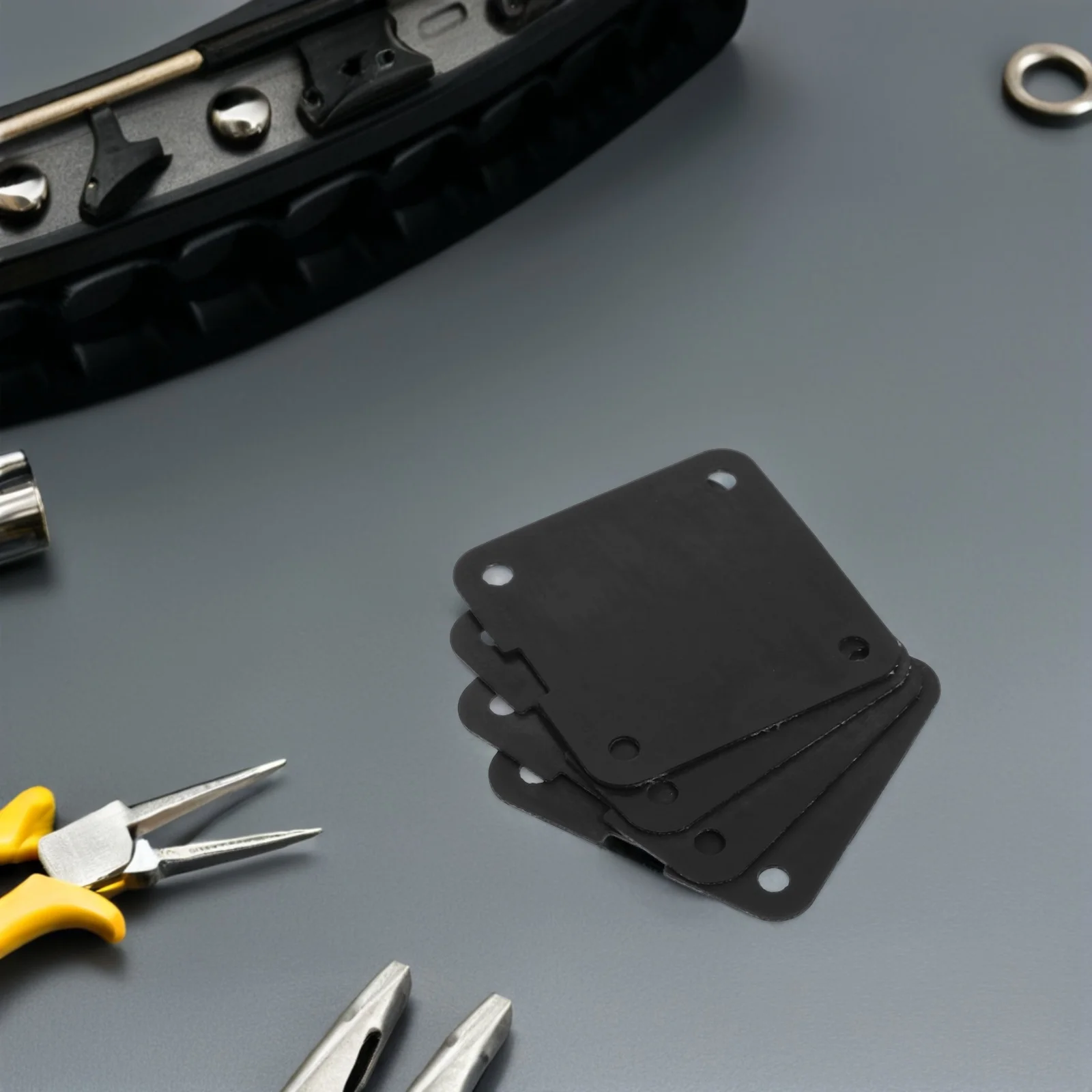 

4pcs Automatic Pressure Switch Gaskets Air Compressor Rubber Sealing Pads High Pressure Resistant Anti Vibration Replacement