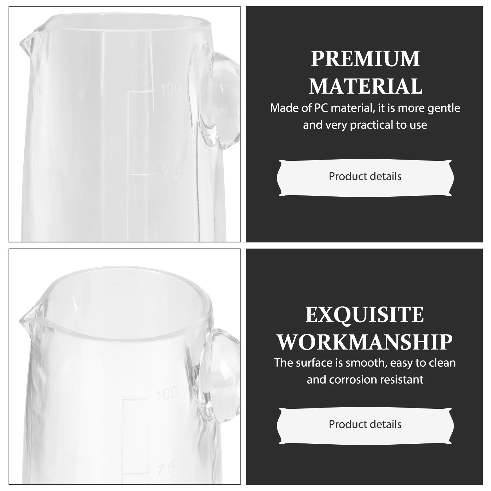 

Practical Wine Decanter Anti-Fall Transparent Pc Material Enhance Wine Taste Stylish Design Easy Bar