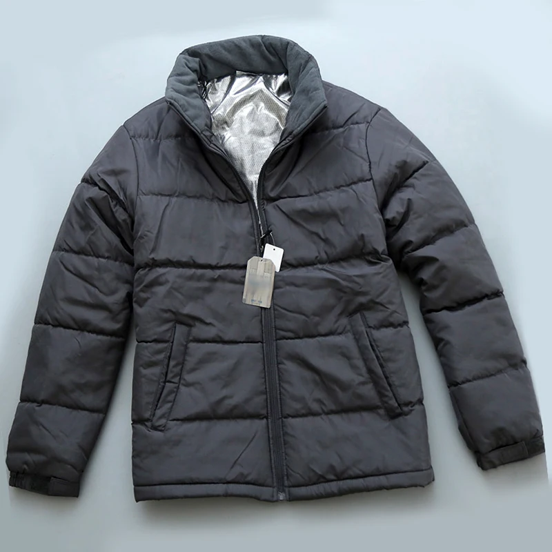 

Coolbar Reflective Tactical Men's Cotton Jaet Windproof Warm Outdoor Coat Commuter ell Thiened Winter Faion Ci Sle