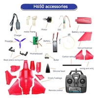 Water Land Air Raptor H650 Airframe Motherboard Remote Control Propeller Servo Motor Esc Diy Production Accessories Toy Gifts
