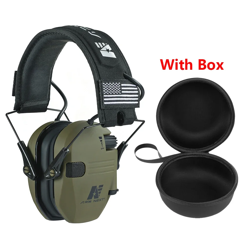 Electronic Shooting Earmuff ARM NEXT D20 Anti-noise Ear Protector Sound Amplification Tactical Hear Protective Headset with Box