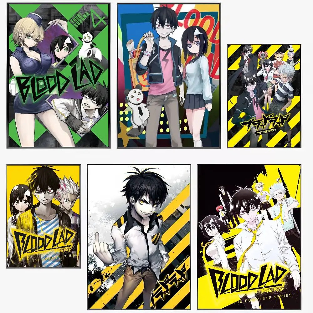

Anime B-BLOOD LAD cool boy Poster Waterproof HD Art Wall Decal Self-Adhesive Print. Aesthetic Home Room Decor for Living Room Be
