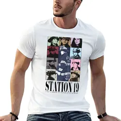 Roupas masculinas The ERAS TOUR Anime, Camiseta em branco, Camisetas pesadas, 19