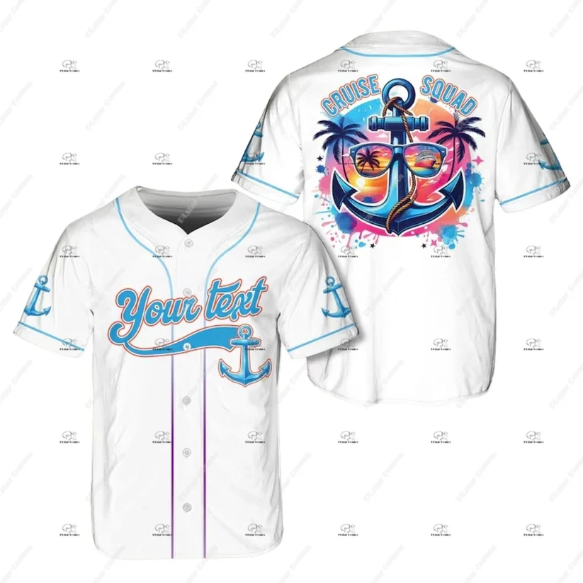 Custom Name Graduation Season Family Outfits Gradient Graffiti Vintage 3DPrint Breathable Baseball Jersey Shirts Short Sleeves 0