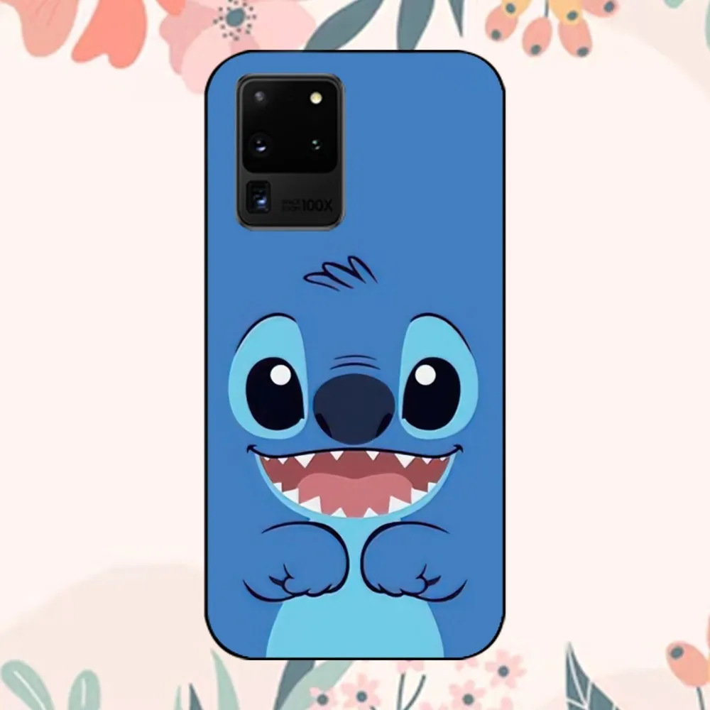 Bilbli Stitch Cute Phone Case For Samsung Galaxy S24 30 21 23 FE Note 20 10 Lite Plus Ultra Shell