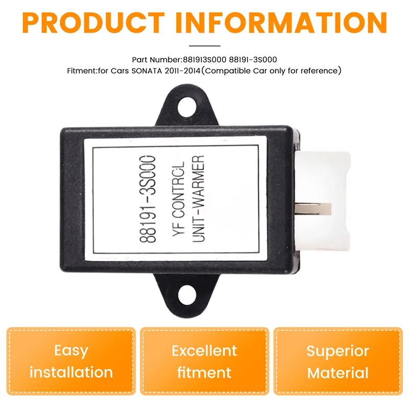

AT92-For HYUNDAI SONATA 2011-2014 Car Front Left Driver Seat Heater Relay Module 881913S000