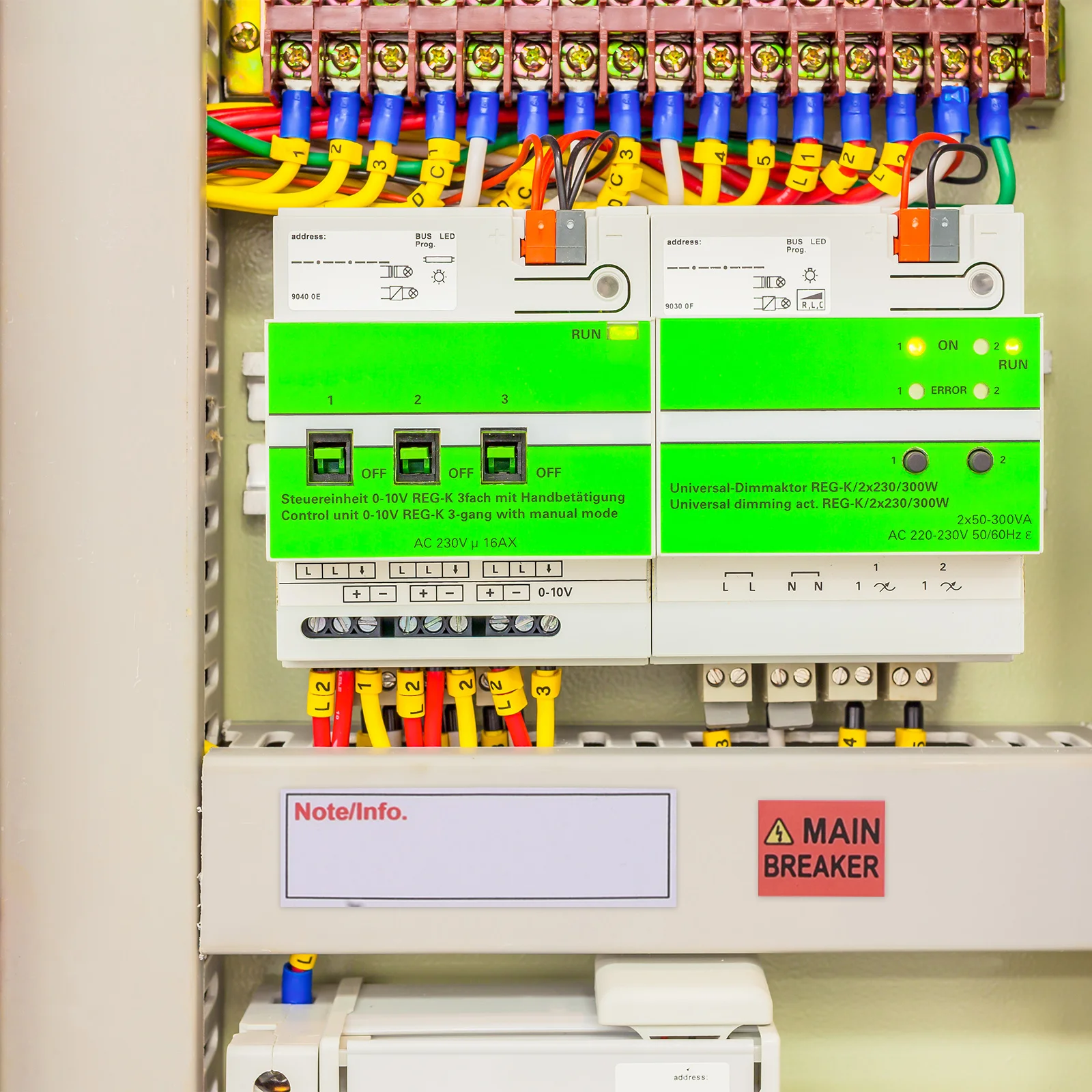 

PVC Electrical Panel Labels Sticker Sheet Waterproof Multi-Colored for Easy Identification of Breaker Panels Home Electrical Box