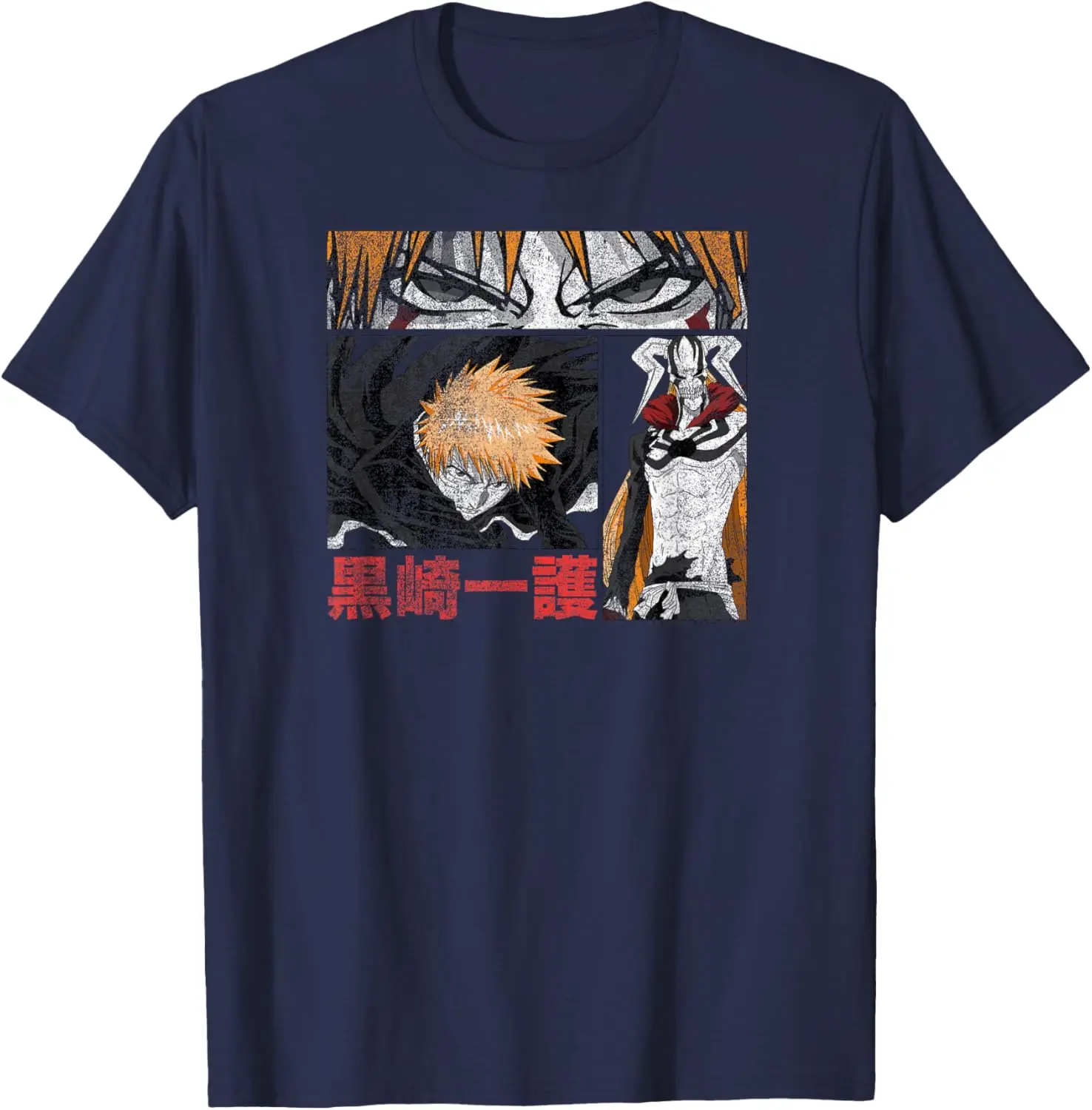 Bleach Graphic Ichigo Comic Book Style Anime T-Shirt S-6XL
