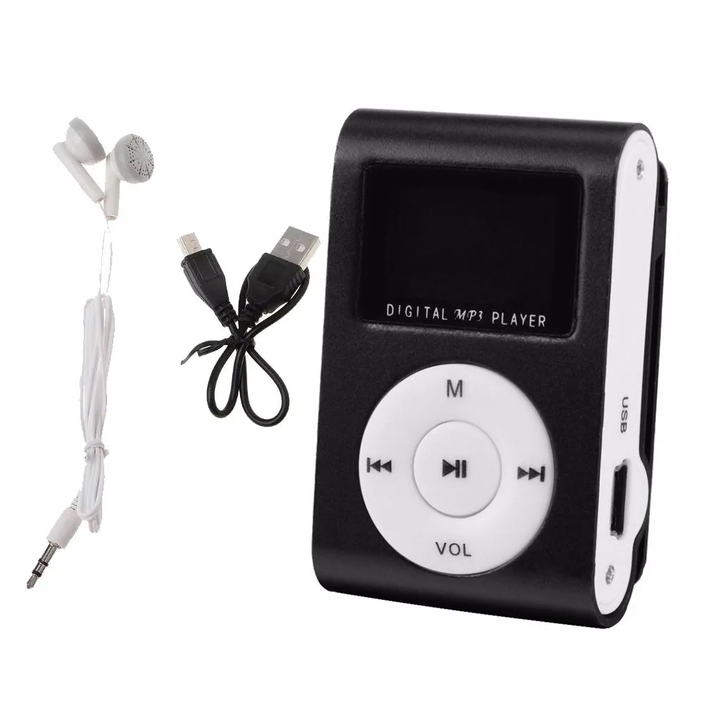 

Lossless Sound Portable Mini MP3 Player with LCD Screen Card Slot USB MP3 Music Players Slim Touch Keys Student Walkman Sports