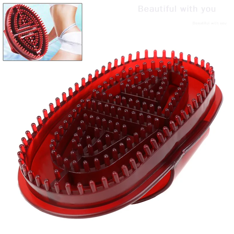 Hand Massage Brush Hand-Held Resin Body Brush Massager Relieve Tense Muscles