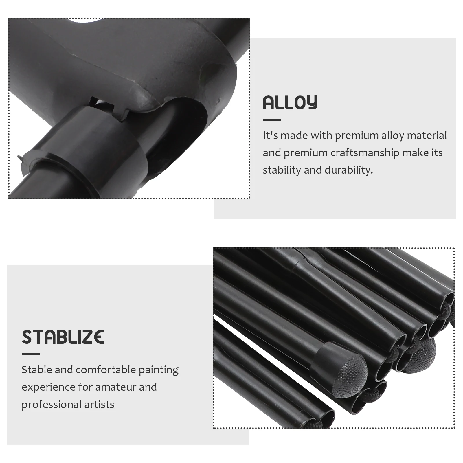

Folding Painting Easel Display St Tripod Rack Telescopic Table Top Alloy Storage Bag Outdoor Art Supply Adjustable