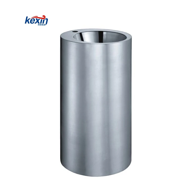 Factory Supply Widely Used Wall Mounted Round Wash Basin Stand Bathroom Sanitary Ware Stainless Steel Wash Basin