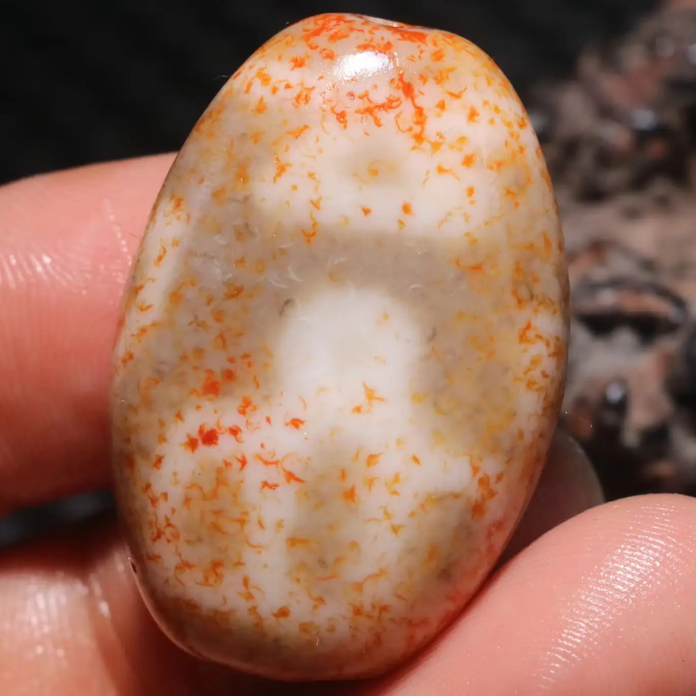 

CONGXINZAI1005009037751106 Energy Tibetan Top old Agate Happy Buddha Irregular Shape dZi Bead Amulet Pendant