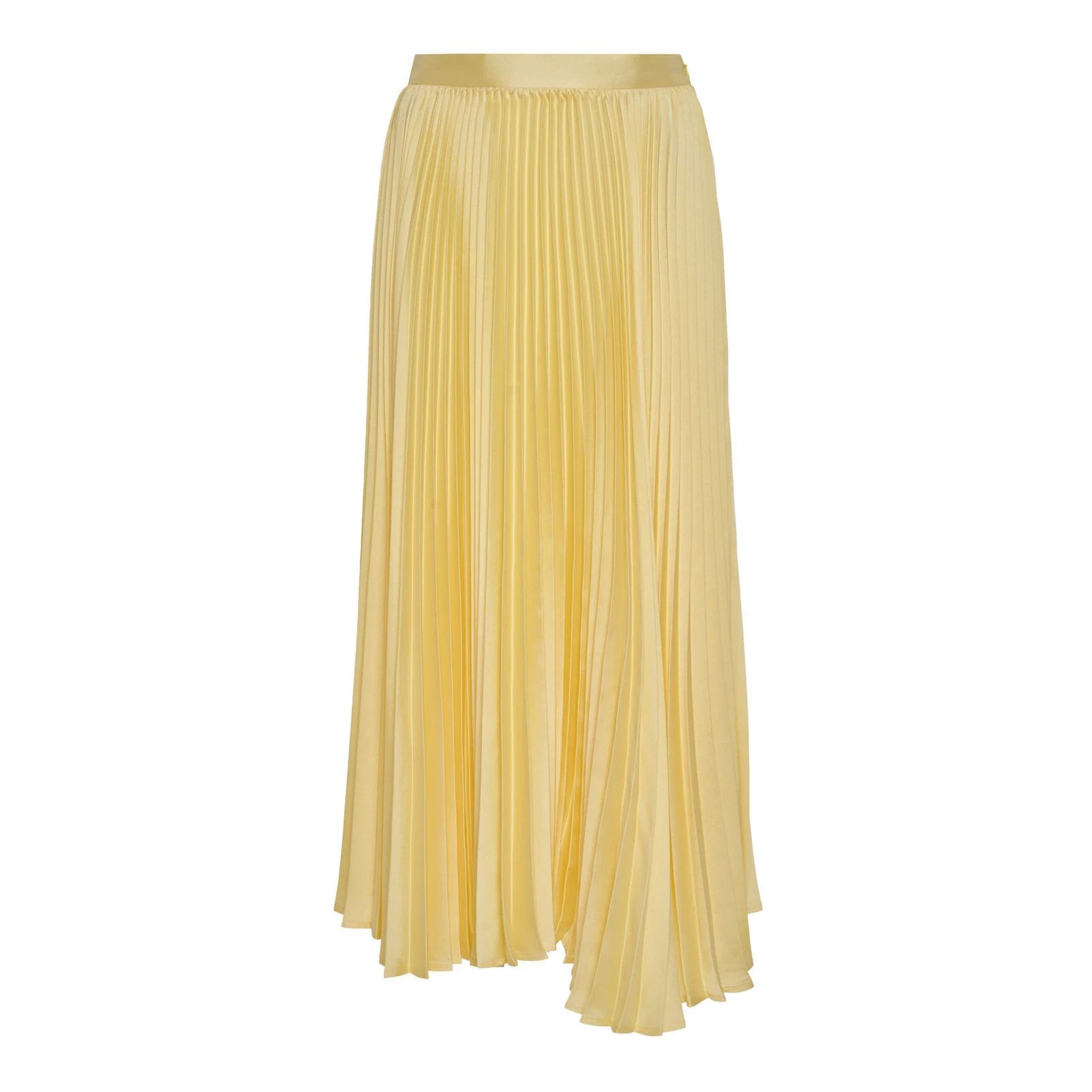 Elegant A-Line Pleated Chiffon Midi Skirt High Waist Pastel Gradient Summer Fashion Trend – Lightweight Women’s Casual Chic
