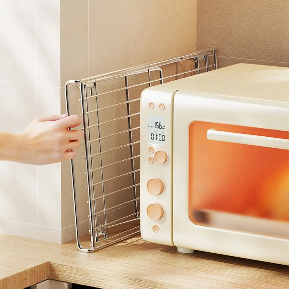 

Rust Proof Folding Kitchen Storage Shelf Quick Dry Space Saving Kitchen Sink Organizer Stackable Durable Pot Lid Rack Household