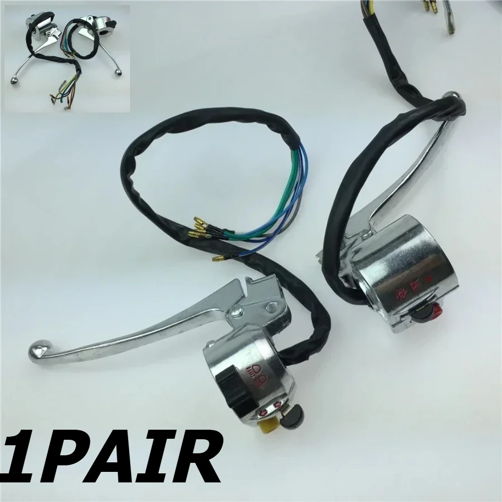 1pair for Jialing JH70 DAX 70 Switch Giraffe Jincheng Motorcycle Around The JH70 Seats (one Pair) Hand Brake Handle Horns
