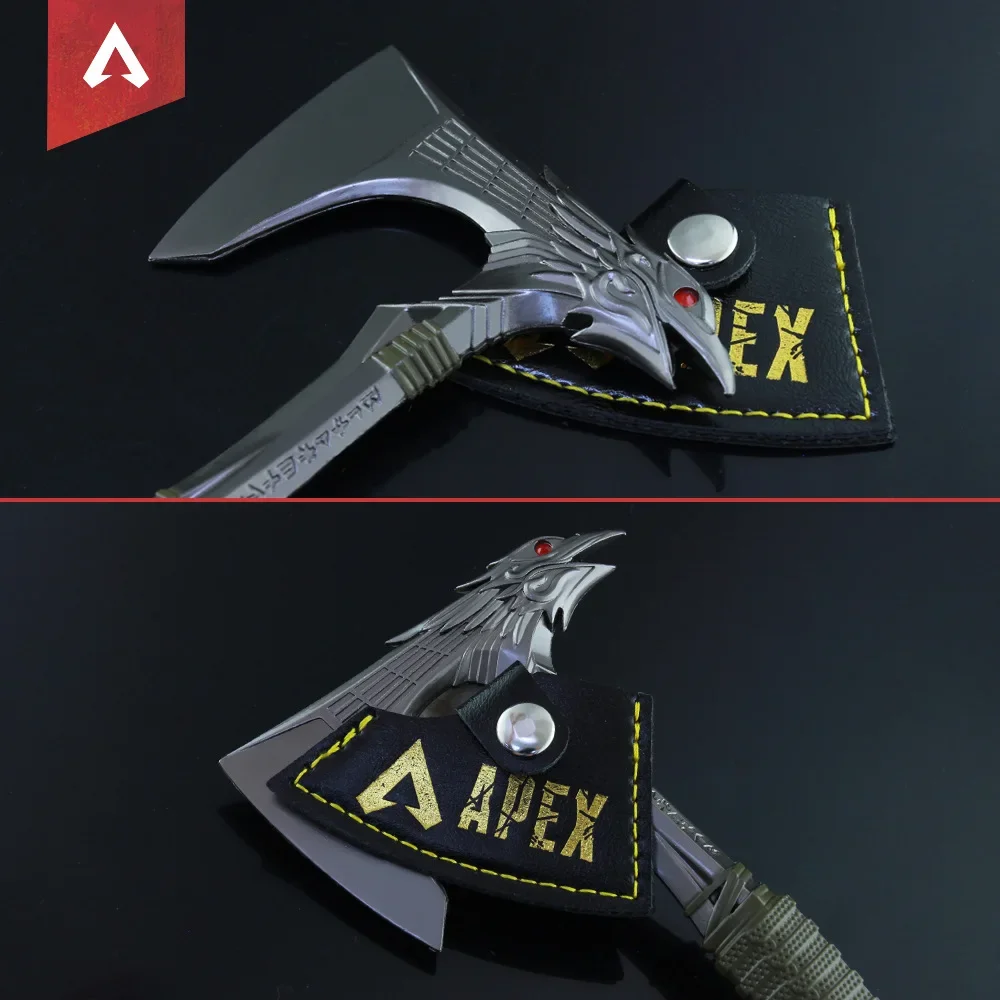 Apex Legends dziedziczne Bloodhound 15cm kruk gryzie metalowy Model broni bezpieczeństwa gra topór tępy obwód Katana kolekcje zabawki prezenty