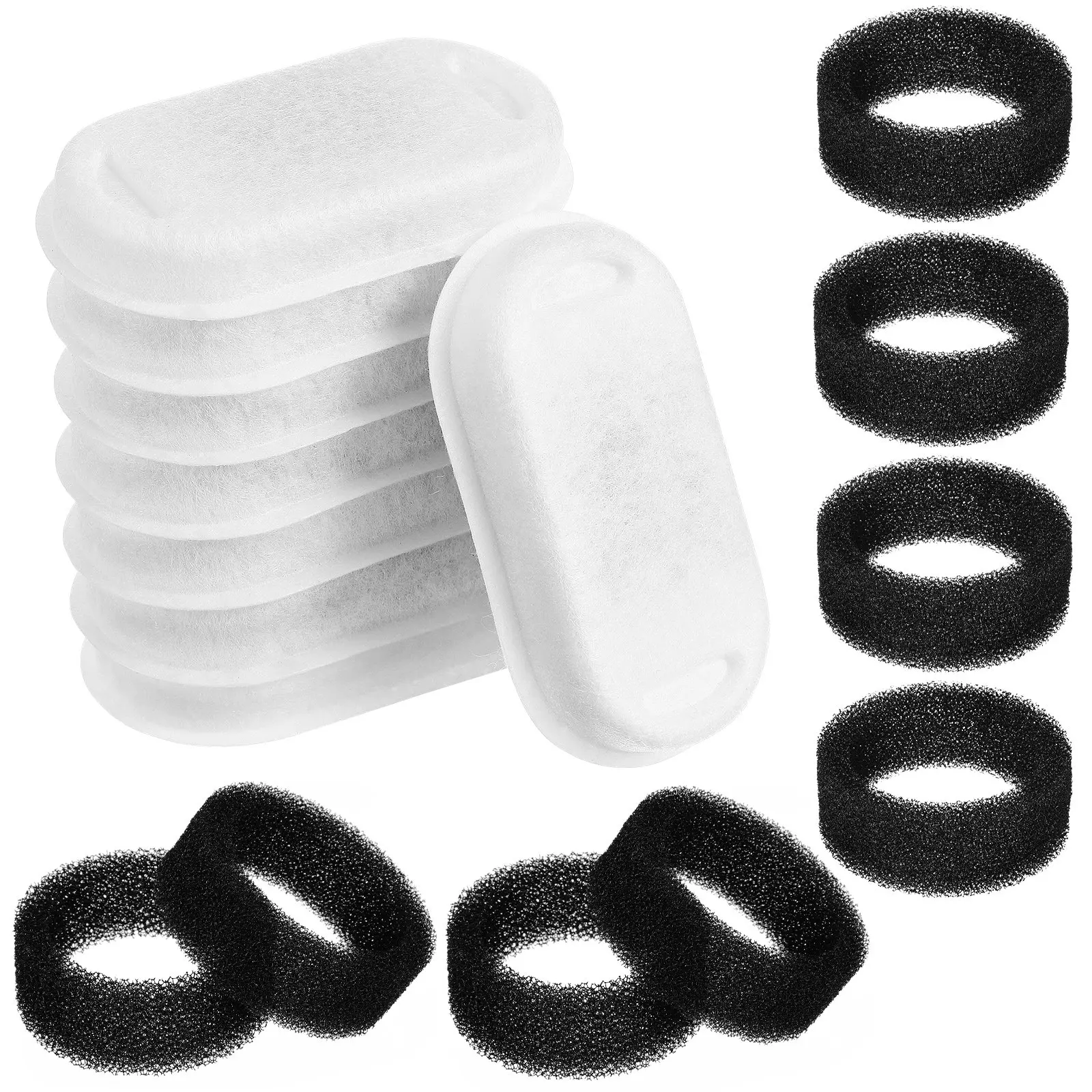 1Set Pet Fountain Filter Replacement Round Shape Efficient Water Dispenser Filter for Cat Dog Health Guard Compatible Multiple