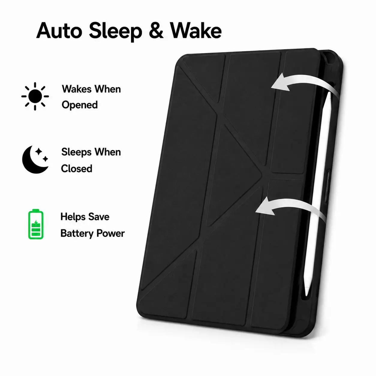For iPad Air 13 inch 2026 / 2025 / 2024 XDcase Rice Grain Texture Y-fold Holder Smart Tablet Leather Case with Pen Slot