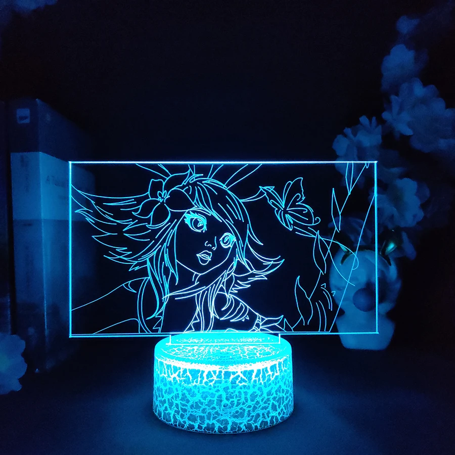 LOL Neeko Game Light Cool Birthday Present for Kids Bedroom Decoration Cute League of Legends Character LED Gamer Gift Lamp