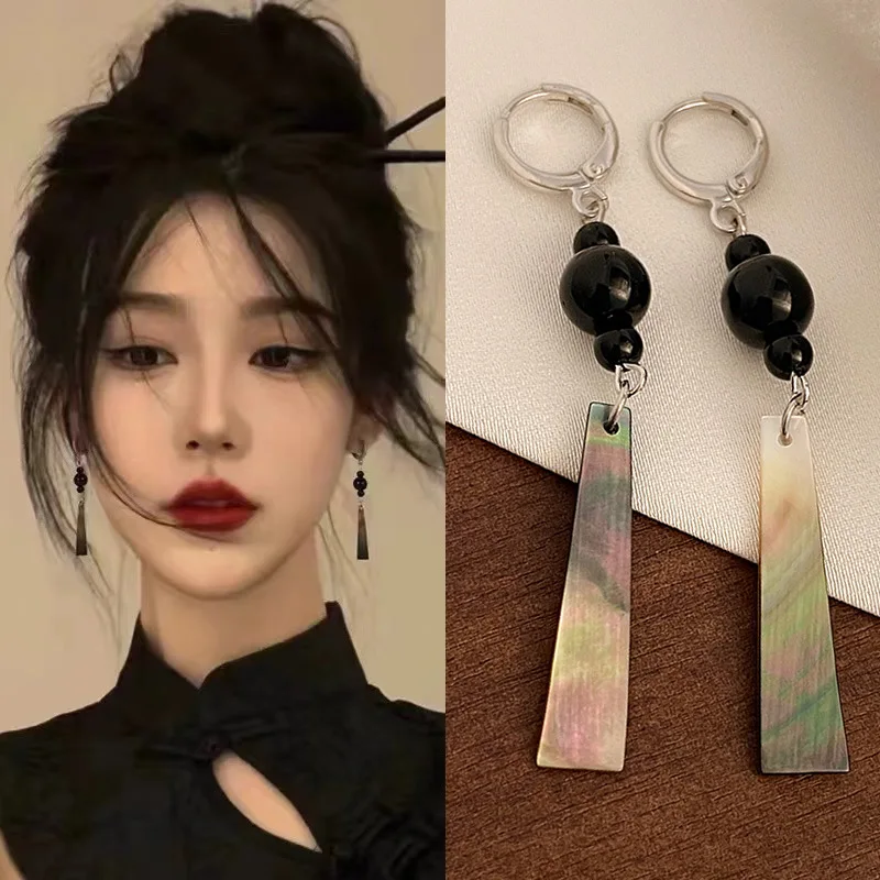 

New Chinese Style Bamboo Knot Ancient Style Drop Earrings 2024 Women's Retro Fashion Pendant Earring Female Gifts