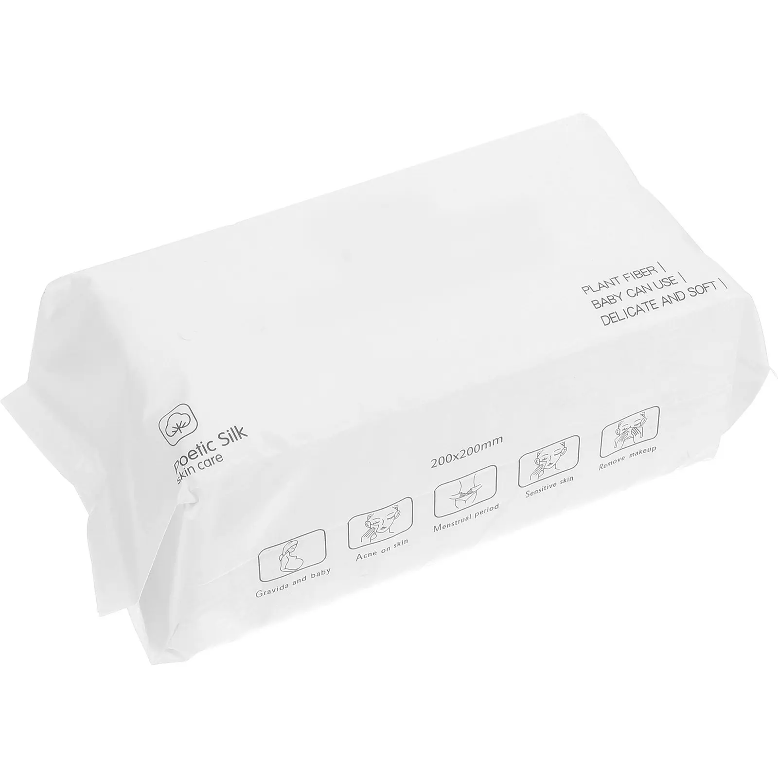 

100 шт. хлопковых одноразовых полотенец для лица, для сухого и влажного использования, для снятия макияжа, ухода за кожей, удобные для путешествий, белые одноразовые полотенца для лица