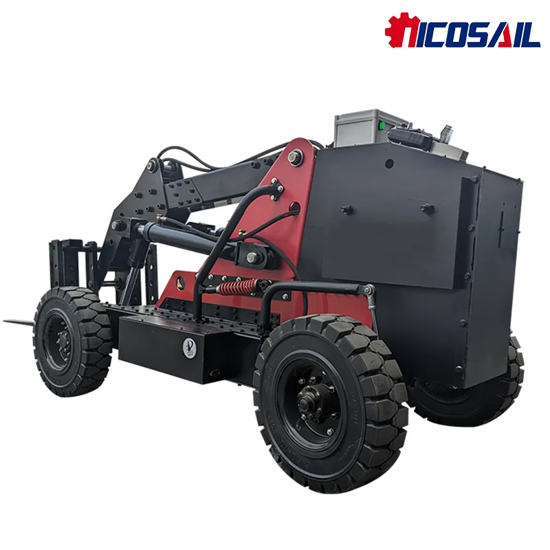 Многофункциональный электрический прогулочный вилочный погрузчик, грузовик для работы с гидравлической загрузкой и разгрузкой, складской штабелируемый грузовик