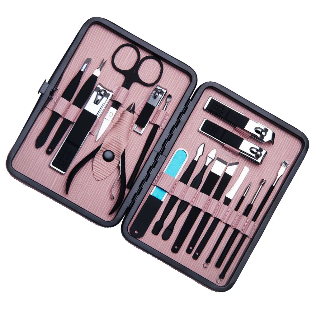 1Set Manicure Kit High Strength Hardness Portable Nail Clippers Trimming Tools for Daily Grooming Gifts Nail Clippers