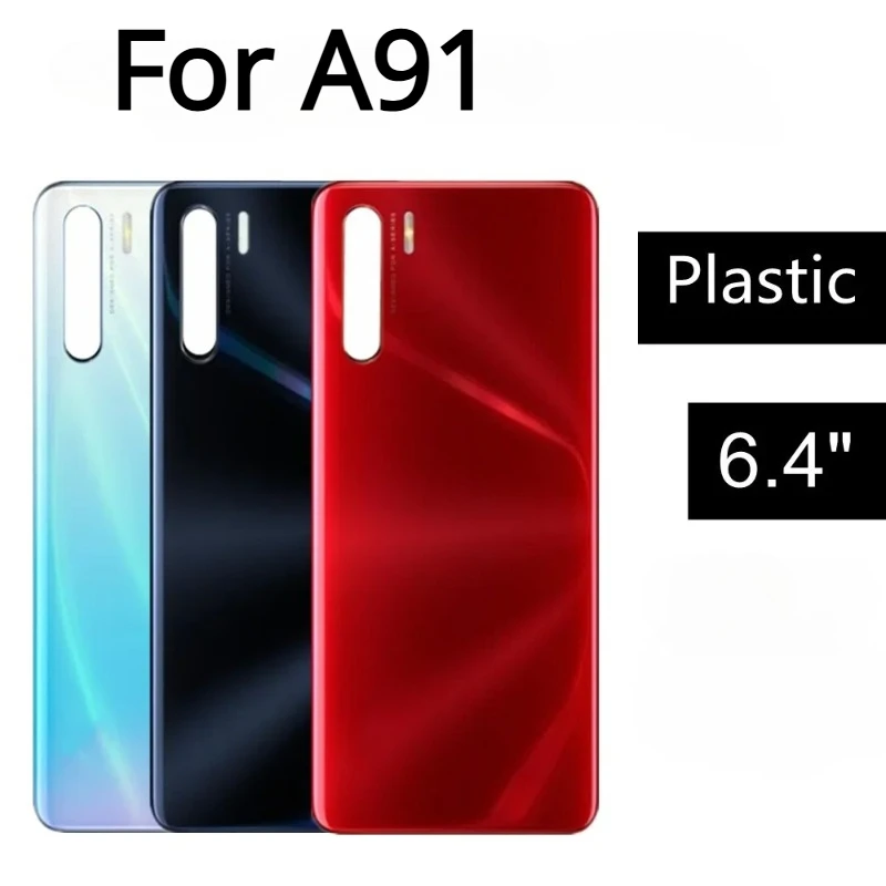 For OPPO A91 Battery Back Rear Cover Door For OPPO A91 Housing Battery Back Cover Replacement