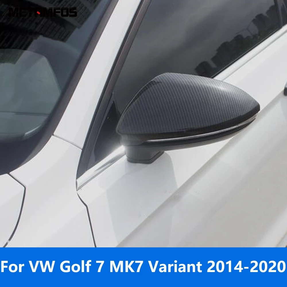 

Rearview Side Mirror Cover Trim For Volkswagen VW Golf 7 MK7 Variant 2014 2015 2016 2017 2018 2019 2020 Carbon Fiber Accessories