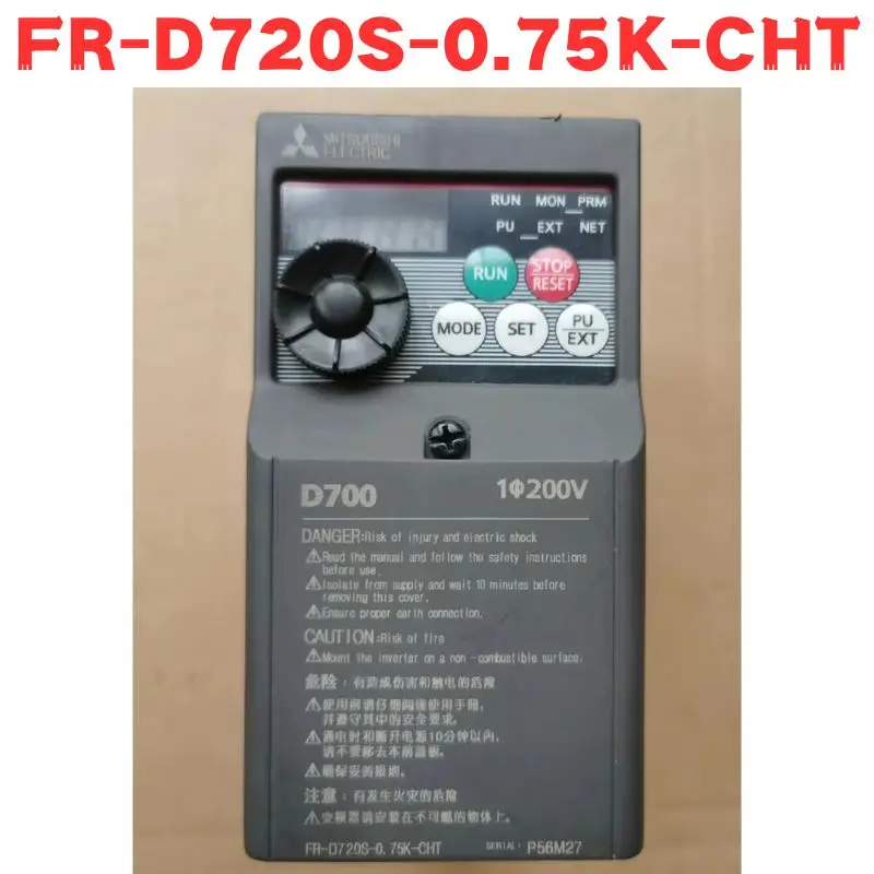 

Second-hand FR-D720S-0.75K-CHT FR D720S 0.75K CHT Inverter Tested OK