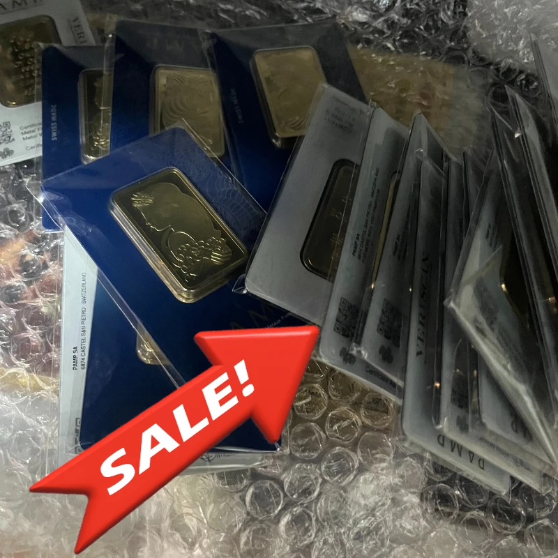 

Sealed packing Gold bar collection brass craft Luxury bullion with serial number gold plated ingot 24k business gifts