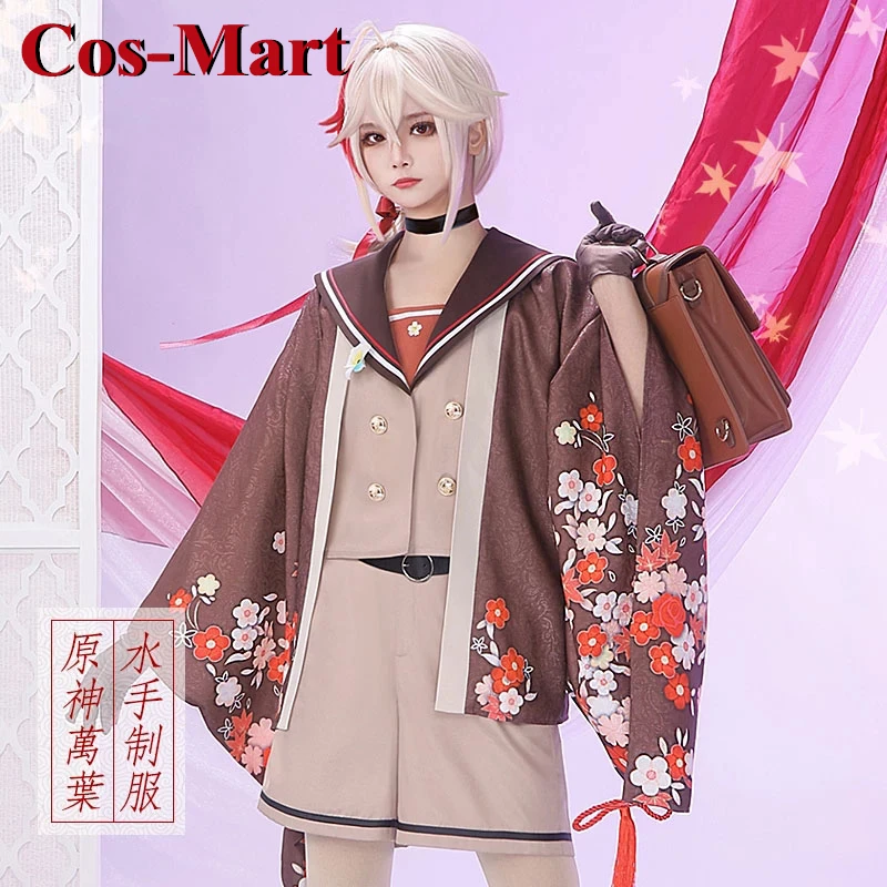 

Cos-Mart Game Genshin Impact Kaedehara Kazuha Cosplay Costume Lovely Sweet JK Sailor Uniform Activity Party Role Play Clothing