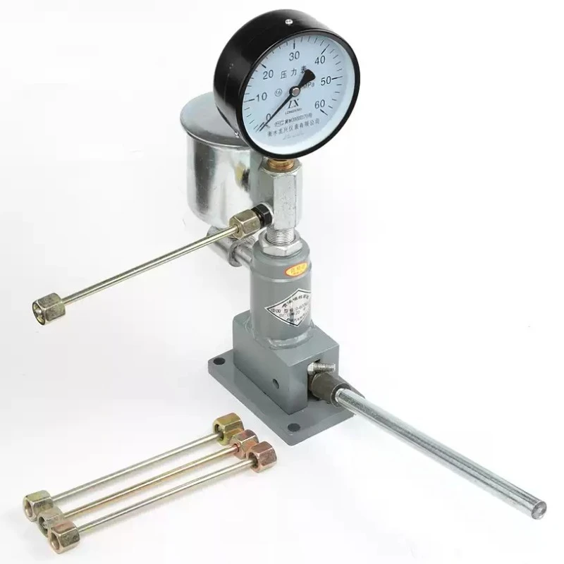 Diesel Fuel Injector Hand Pressure Tester Nozzle Atomization Test Bench Spare Tool For Car Tractor Diesel Engine Maintenance