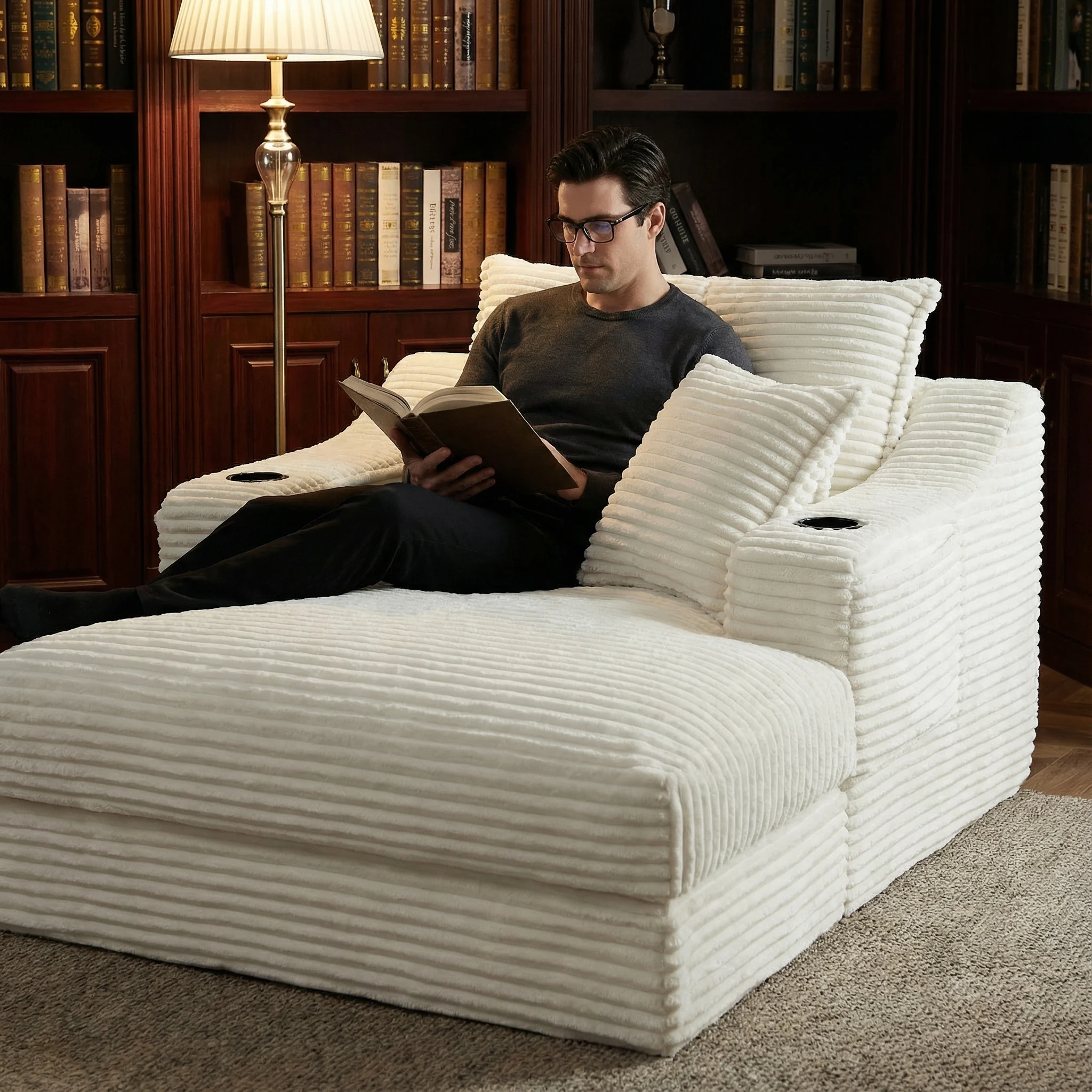 Modern Compact Corner Sleeper Sofa Bed Vacuum Compressed Foam Sponge Recliner Chair Living Room Boneless Fabric Couch In Box
