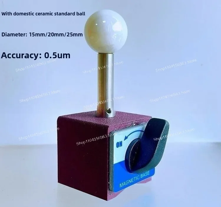 Ceramic Calibration Ball for CNC Probe – 25/30/45mm Precision Sphere, Renishaw Style