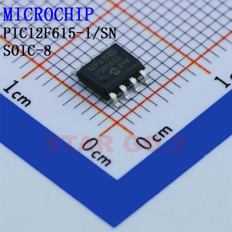 5PCSx PIC12F615-I/SN SOIC-8 MICROCHIP Microcontroller