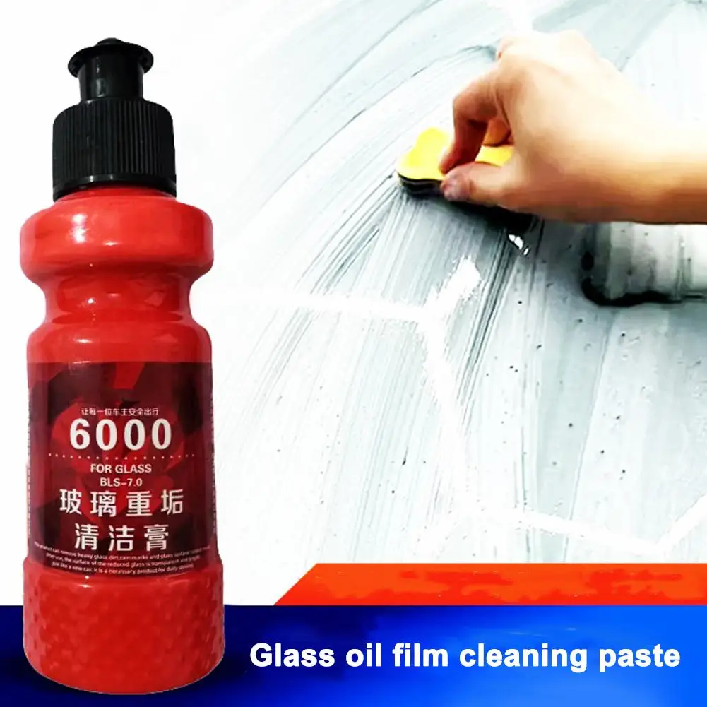 Automotive Oil Film Cleaning Agent Kit Car Windshield Cleaner Glass Oil Film Remover, Anti-Rain Fog Cleaning Glass Coating Agent