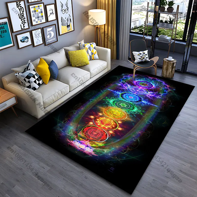 Energy alignment and spiritual balance carpet Yoga living room room decor children's crawling mat doormat area rug