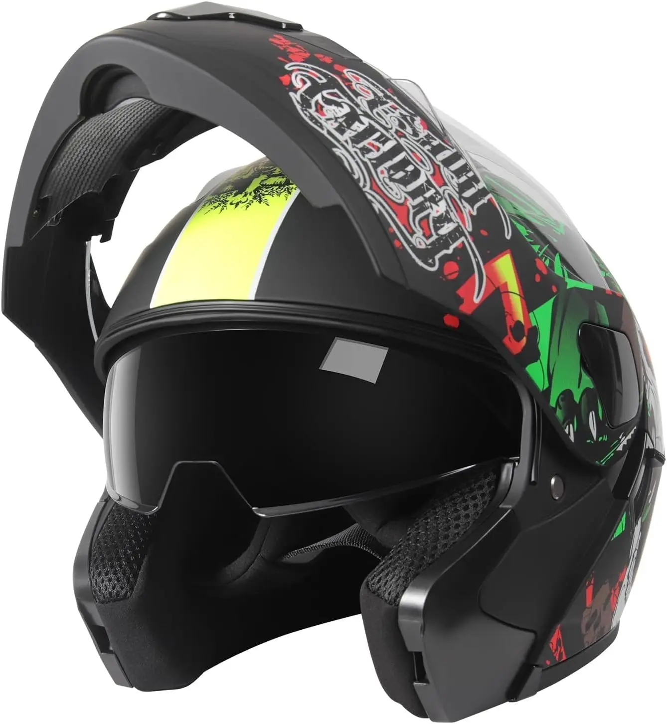 

Одобренный DOT анфас модульный откидной двойной козырек мотоциклетный шлем для мужчин и женщин легкий корпус из АБС-пластика вентилируемый уличный велосипед A