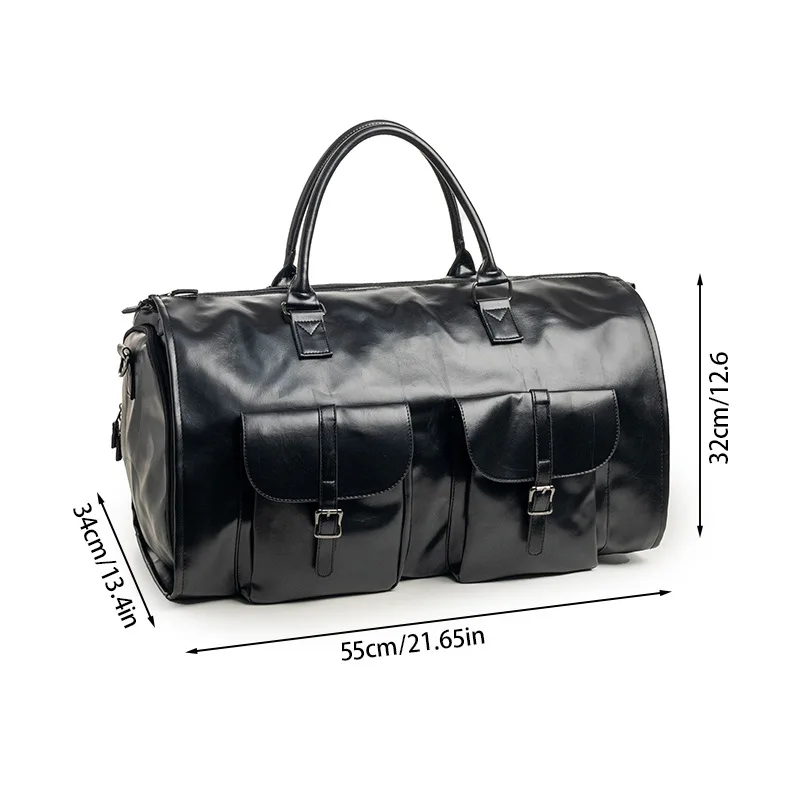 New Trend Convertible Travel Luggage Bag 2-in-1 Hanging Suitcase Clothing Suit Business Travel Bag
