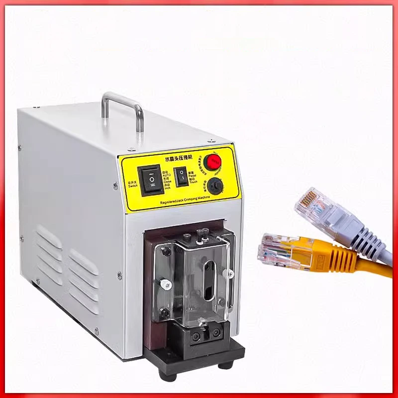 Crimper Machine Ethernet Network Lan Cable Plug Crimping Pliers Machine Ethernet Wire SMD-214 Connector Crimping Tools