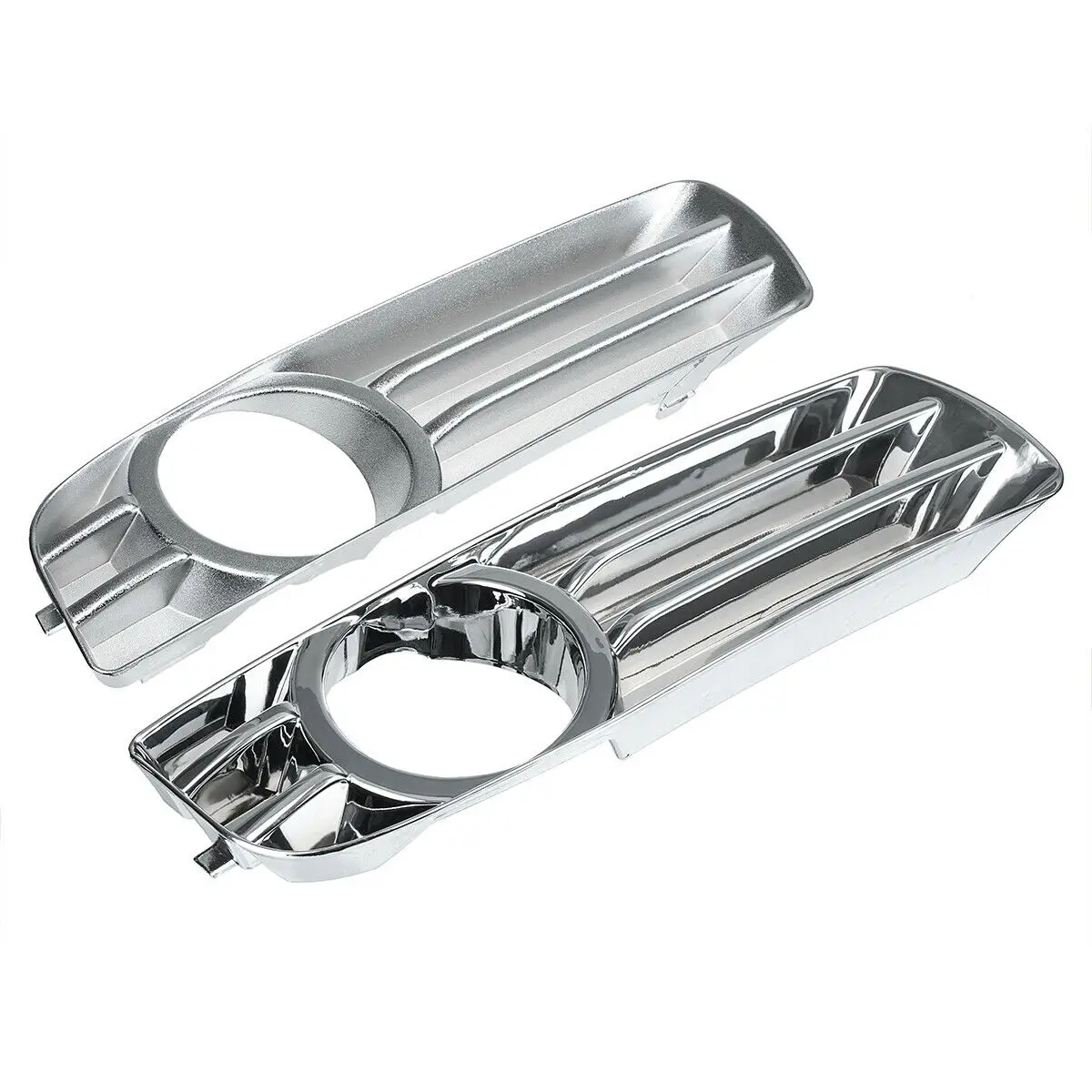 

NEW-2Pcs Chrome Front Bumper Fog Light Driving Lamp Trim Cover For Chrysler 300 2005-2010