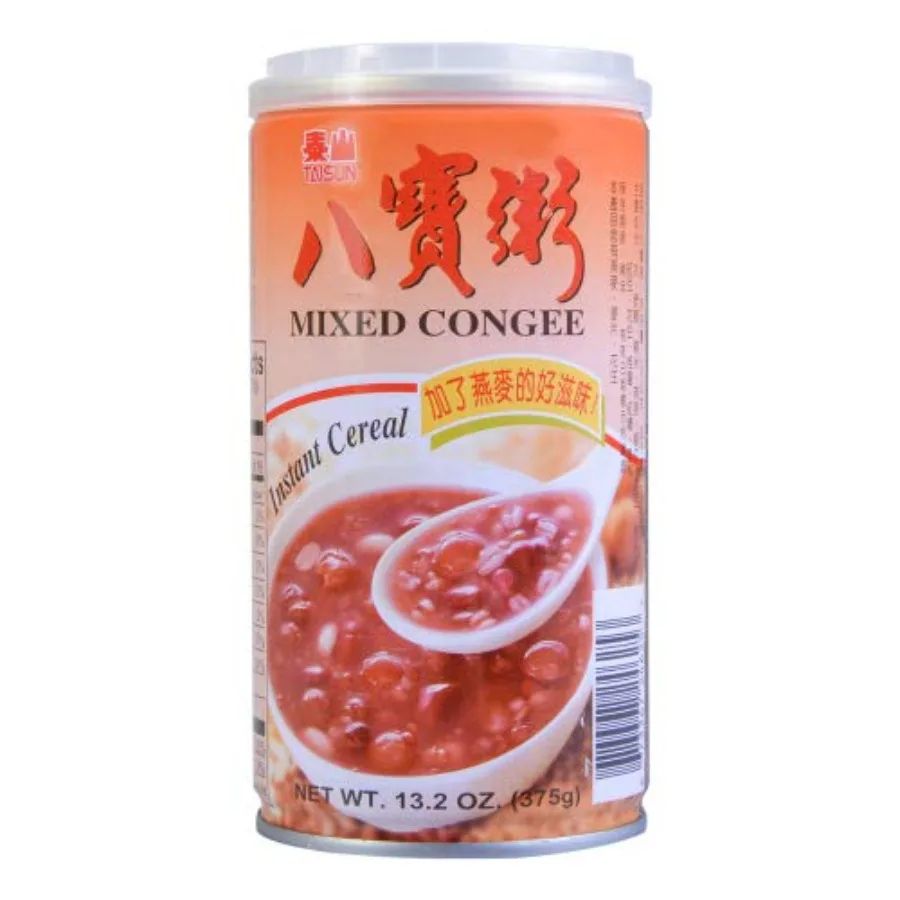 

Taisun Ready to eat Porridge Dessert Mixed Congee13.2oz x 24 cans