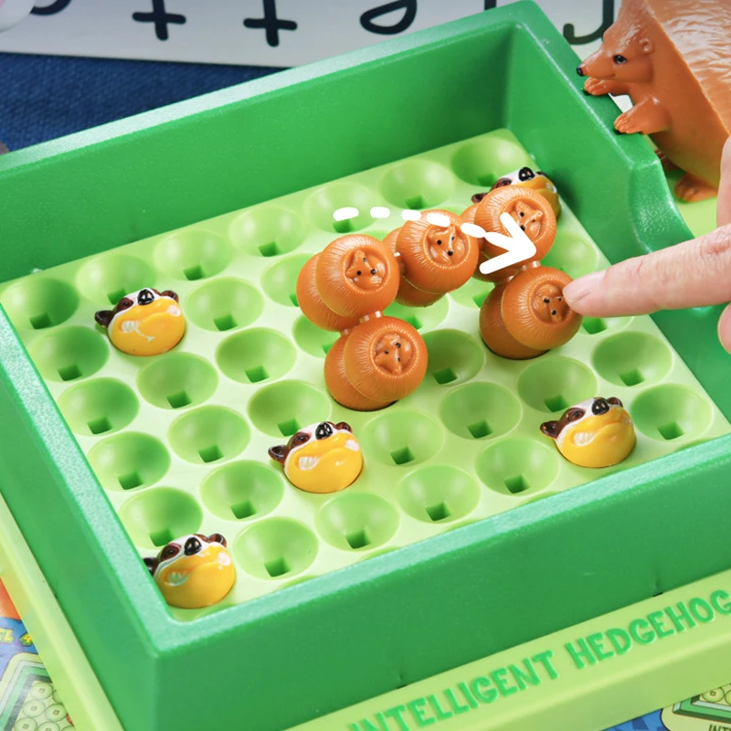 Intelligent Hedgehog 50 Challenges Problem-solving Puzzle Maze Board Game Education Learning Toys kid Logical Thinking Training