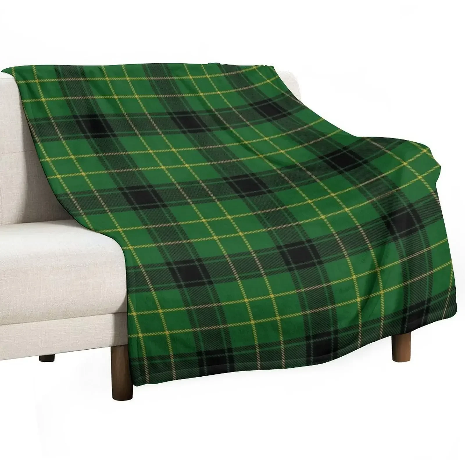 Arthur or MacArthur Clan Family Tartan Throw Blanket Luxury St Soft Plush Plaid Blankets