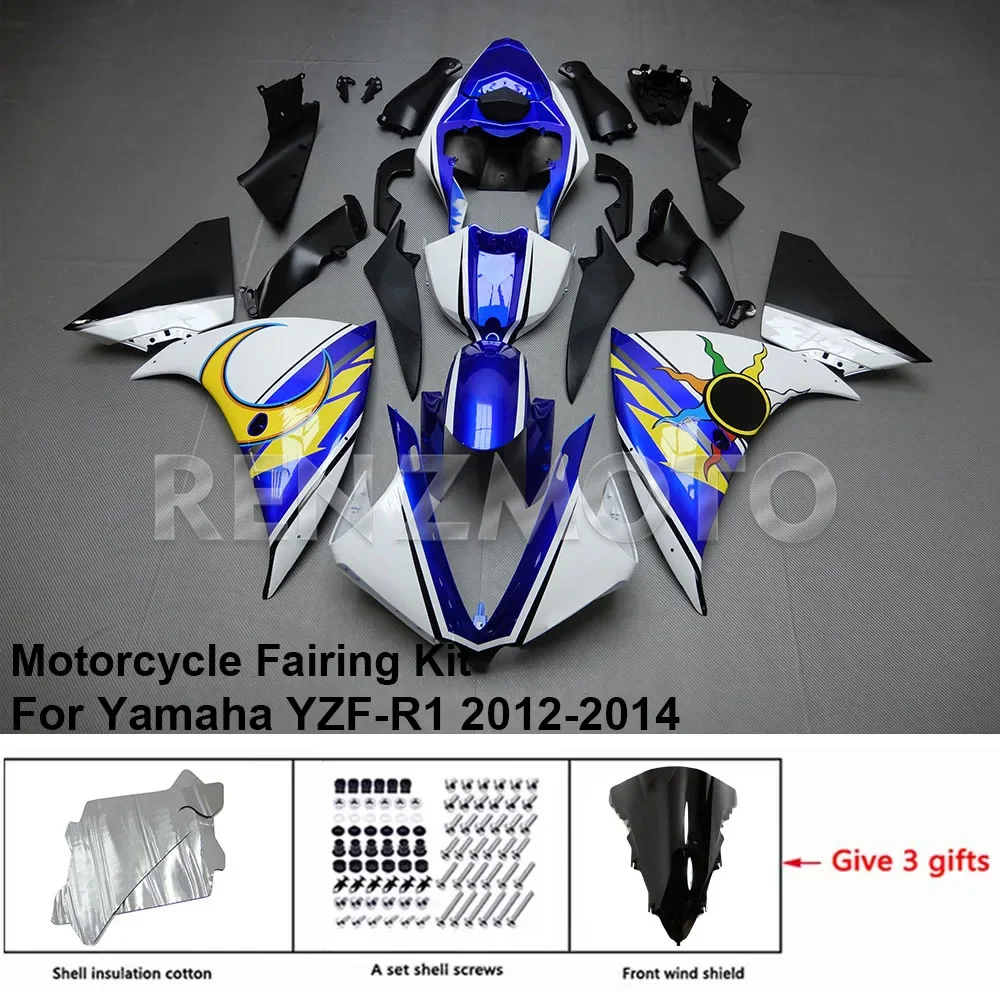 For YAMAHA YZF R1 2012-2014 Fairing R/Z 14R102 Motorcycle YZF-R1 Set Body Kit decoration Plastic Guard Plate Accessories Shell