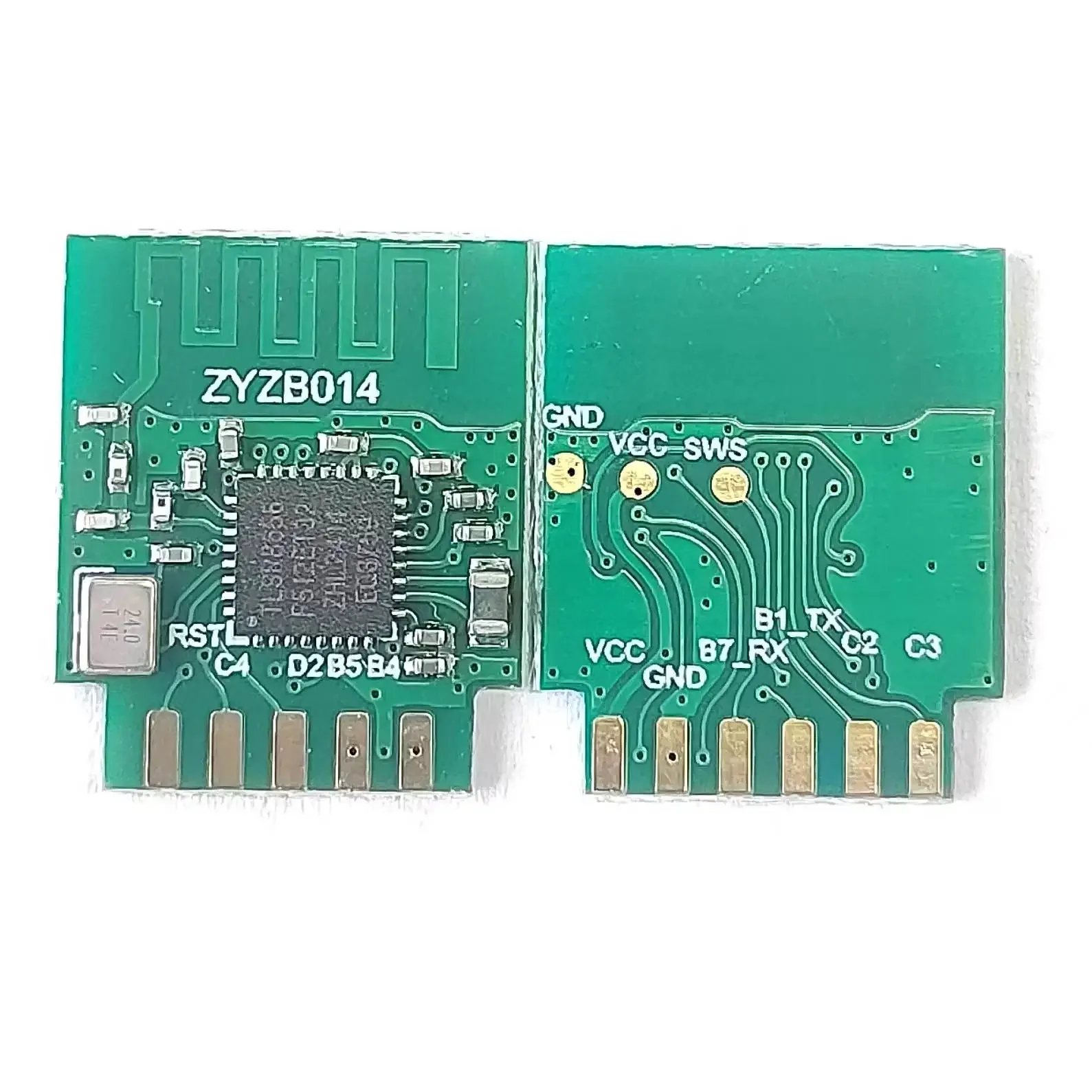 

ZigBee 3.0 Розетка выключателя света Последовательный порт Прозрачная передача Модуль ZYZB014 Подключенный к Z2M ZHA Совместимость ZT2S