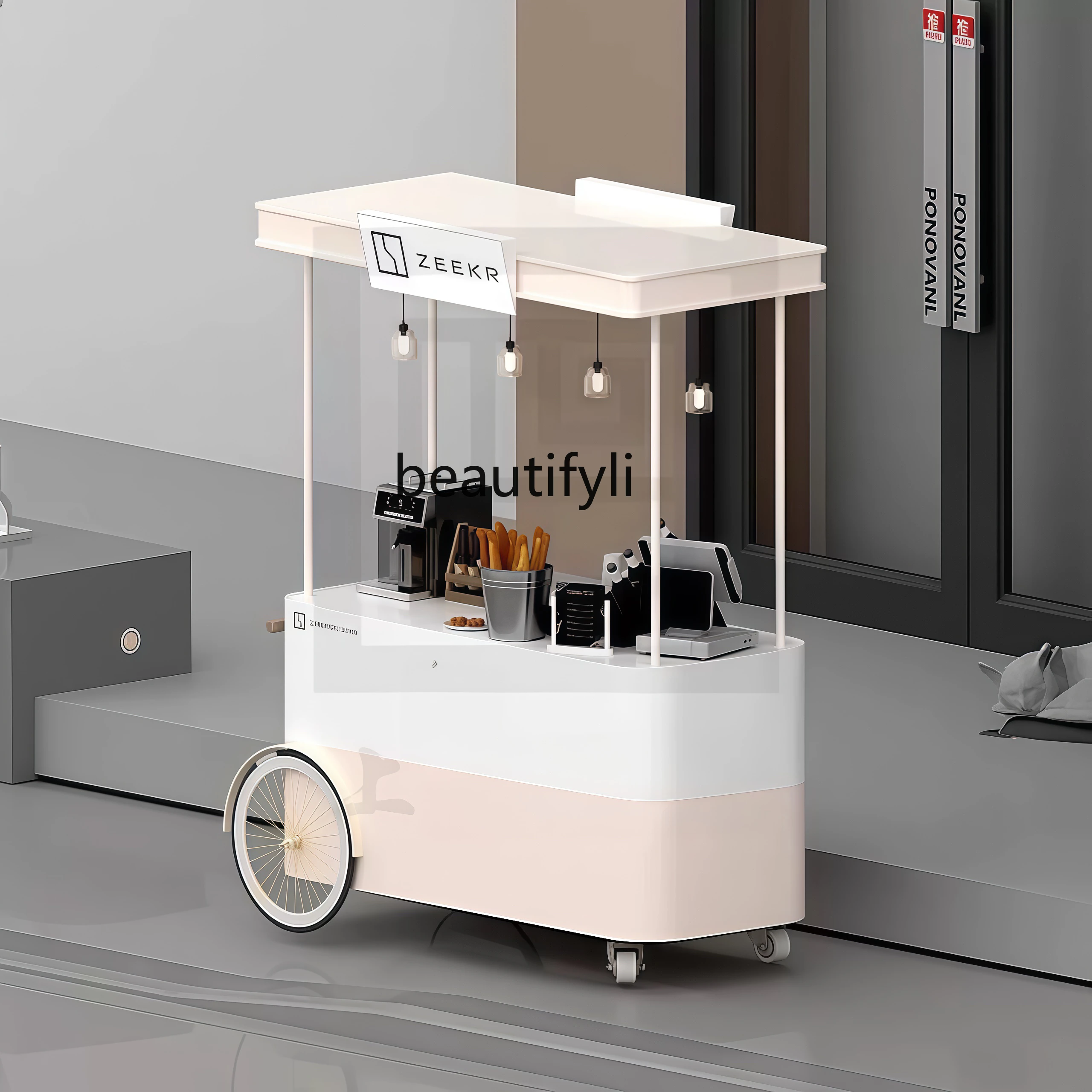 

Event Promotion Display Float Shopping Mall Supermarket Promotion Taiwanese Stall Cart